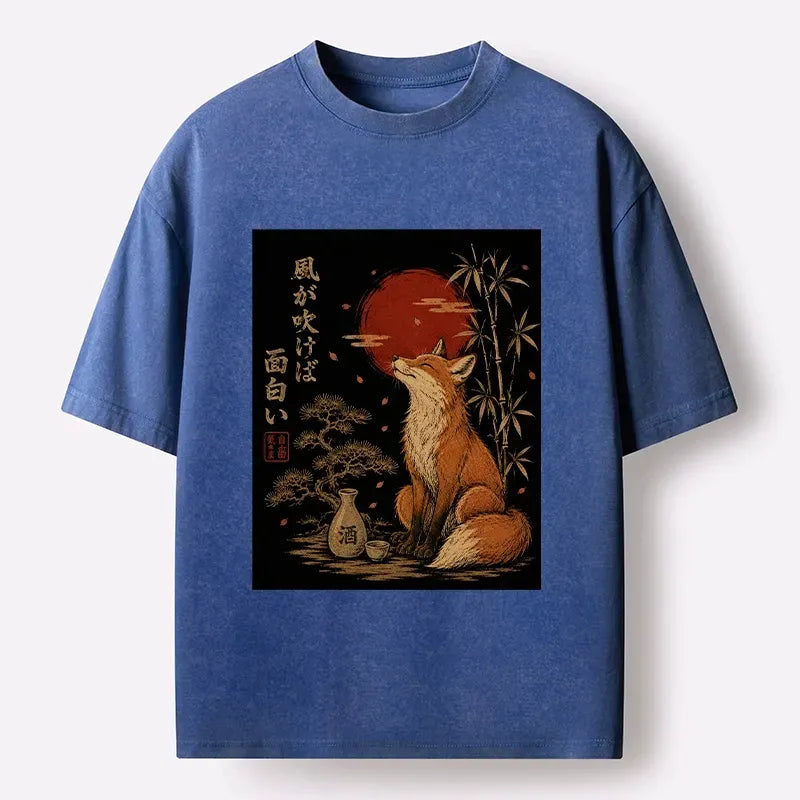 Washed Unisex T-Shirt for Summer Vacation