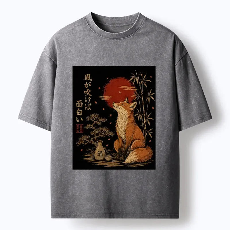 Washed Unisex T-Shirt for Summer Vacation