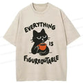 Unisex Cat T-Shirt for Summer Vacation