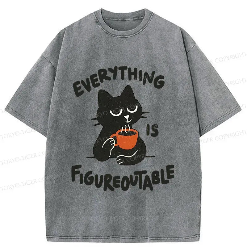 Unisex Cat T-Shirt for Summer Vacation