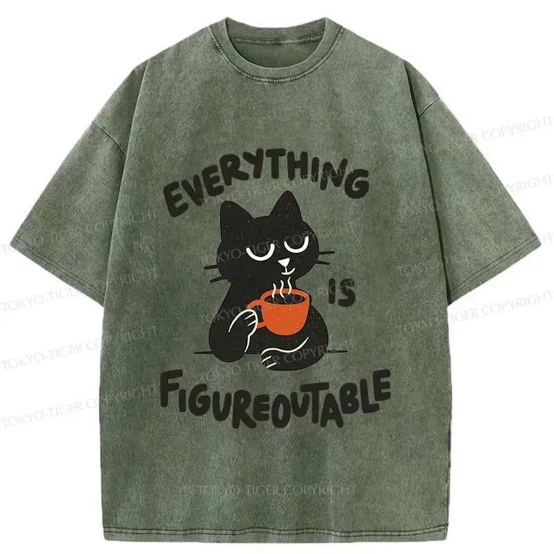Unisex Cat T-Shirt for Summer Vacation