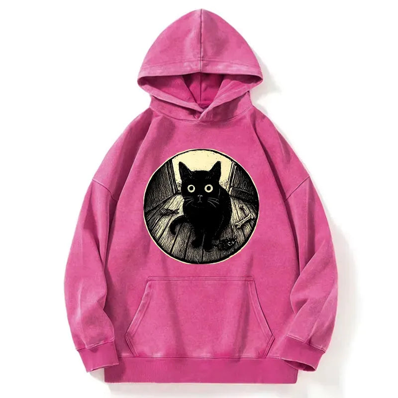 Unisex Cat Hoodie for Streetwear