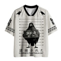 japanese crow mesh jersey for streetwear