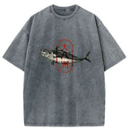 Japanese Washed T-Shirt for Daily Wear