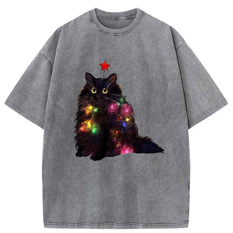 washed unisex t-shirt for daily wear