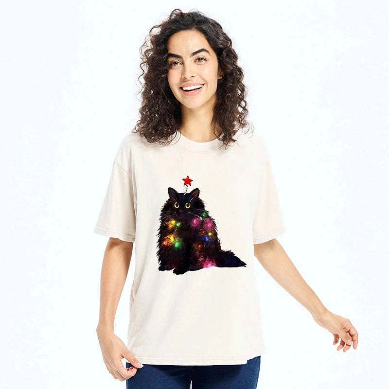 Japanese cat t-shirt for holiday gift
