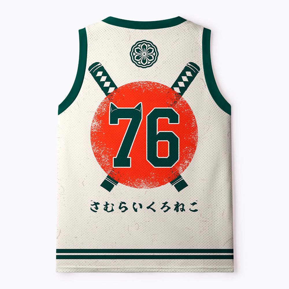 Black Cat Japanese Vintage Tank Top for Streetwear
