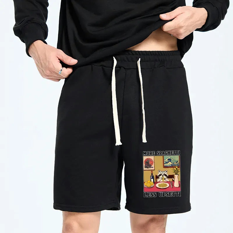 Kyoto-Lion More Spaghetti Less Upsetti Japanese Unisex Shorts