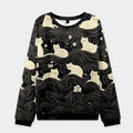 Kyoto Lion Cat Holiday Sweatshirt Gift Idea