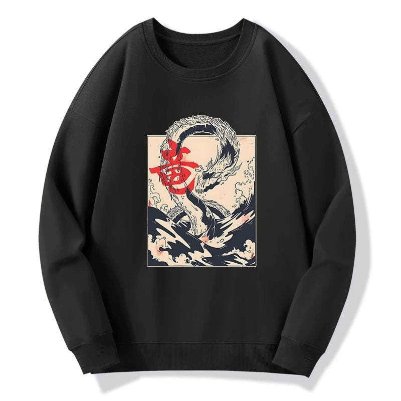 Kyoto Lion Sea Dragon Hoodie for Holiday