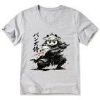 Kyoto-Lion Panda Samurai Warrior V-Neck Classic T-Shirt