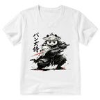 Kyoto-Lion Panda Samurai Warrior V-Neck Classic T-Shirt