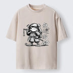 Samurai Frog T-Shirt for Streetwear