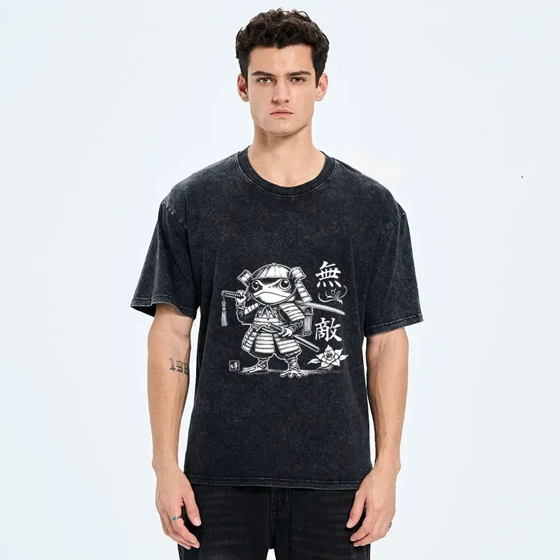 Kyoto Lion Frog Graphic T-Shirt Gift Idea