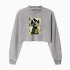 Ukiyo-e Cat and Crow Casual Top