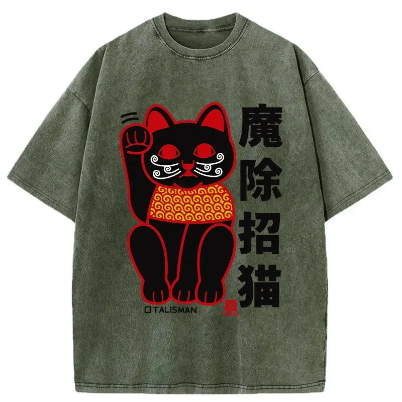 kyoto lion vintage cotton t-shirt