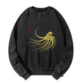 Japanese Octopus Sweatshirt for Spring