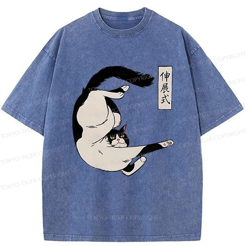 Japanese Vintage Streetwear Cat Tee