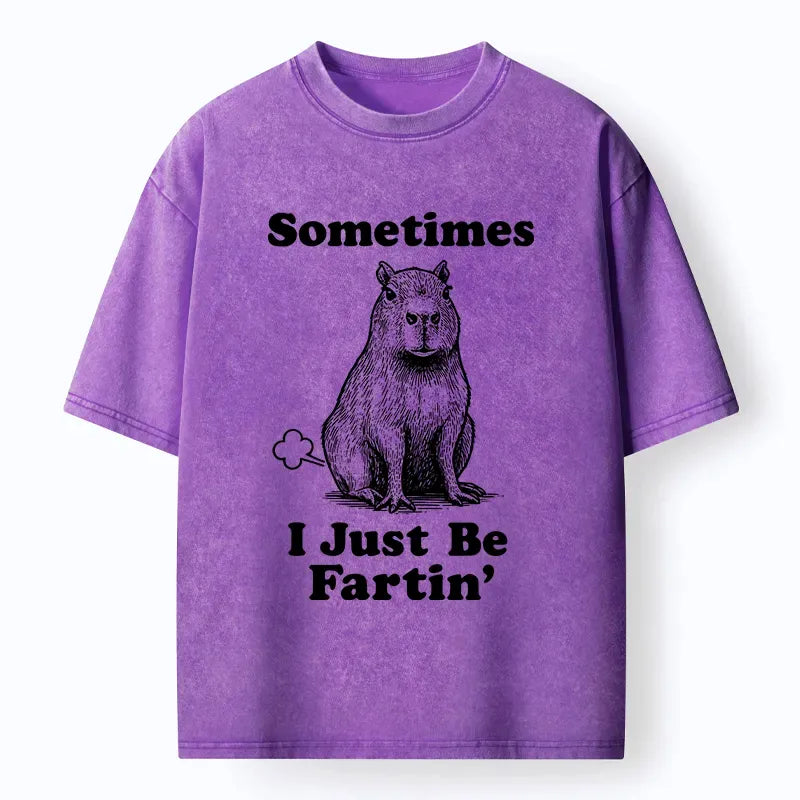 Vintage Farting Capybara Shirt on Sale