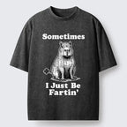 Funny Capybara Washed T-Shirt for Gift