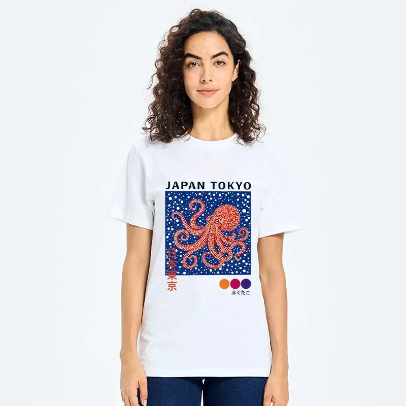 funny cute octopus t-shirt for gift idea