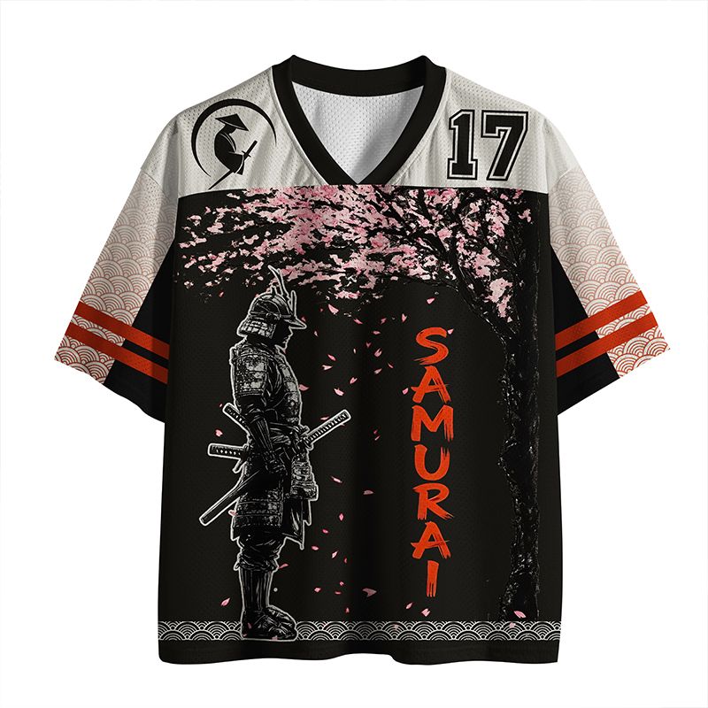 Japanese Samurai Mesh Jersey for Summer