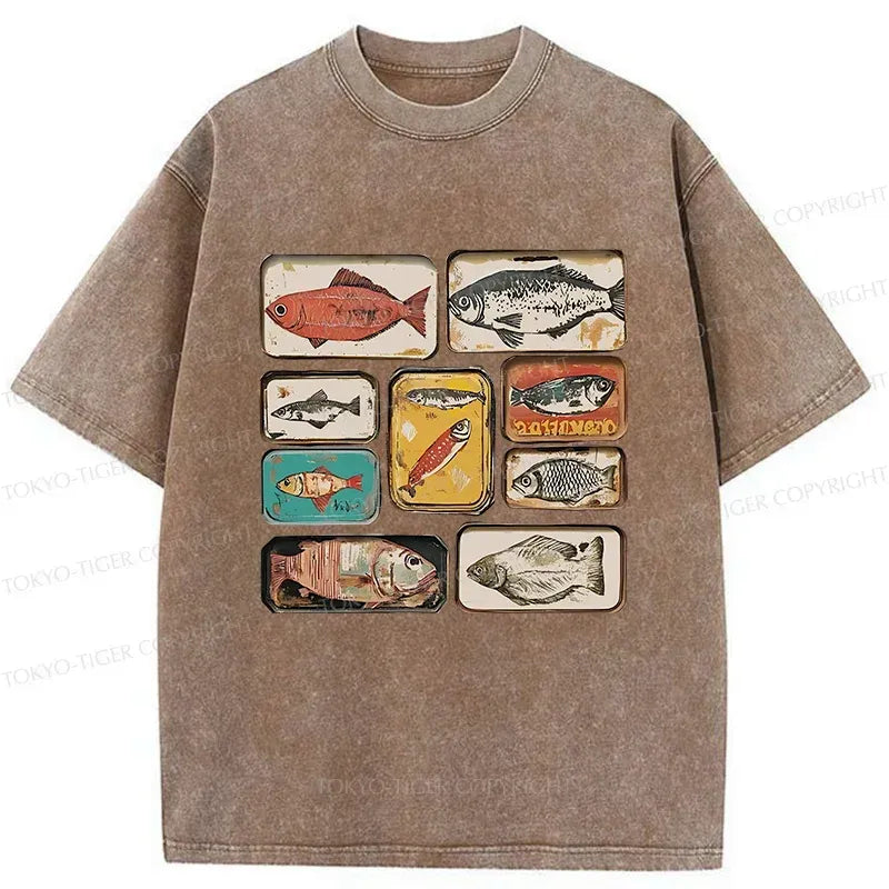 kyoto lion canned fish t shirt gift idea