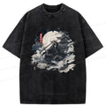 Kyoto-Lion Lord Of The Underworld Washed T-Shirt