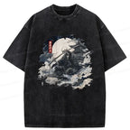 Kyoto-Lion Lord Of The Underworld Washed T-Shirt