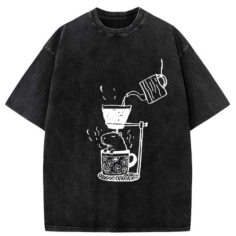 Kyoto-Lion Japanese T-Shirt for Everyday Wear
