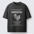 Kyoto-Lion Dodo Bird Meme Washed T-Shirt