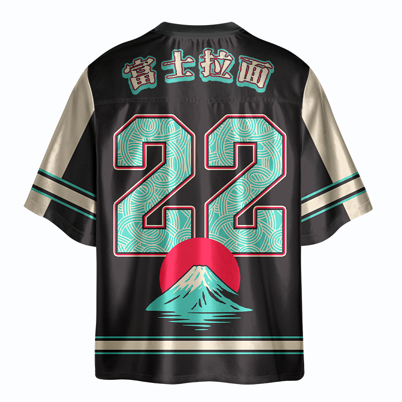 Kyoto-Lion Please Give Raccoon A Discount Glossy Oversized Jersey