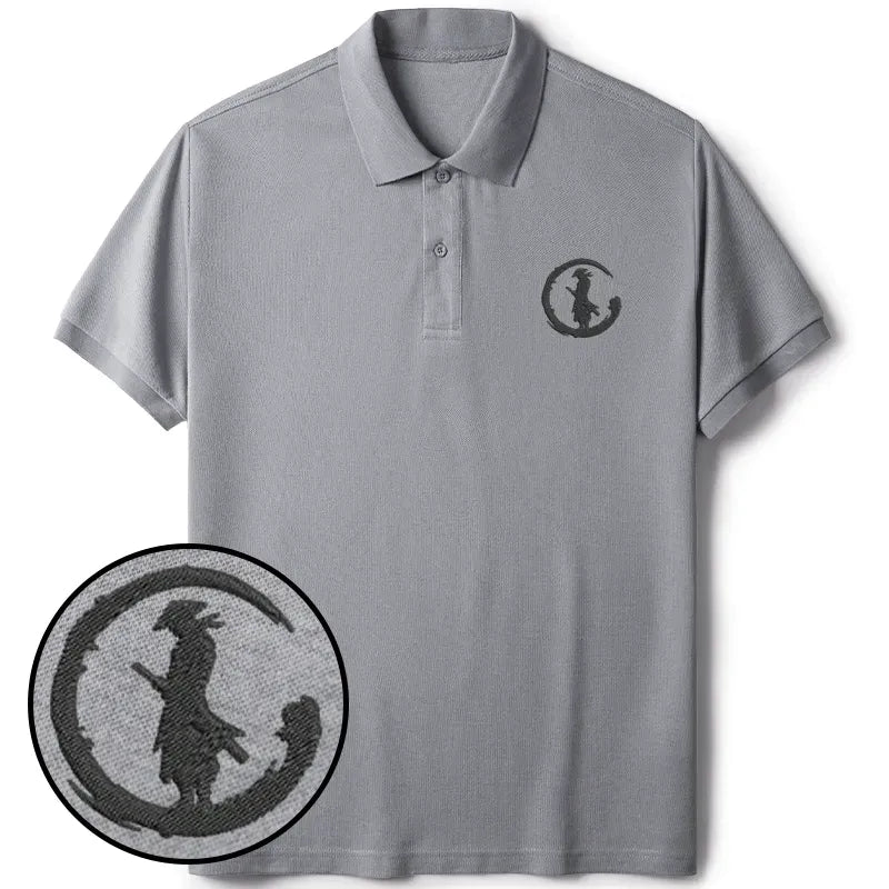 Vintage Ukiyo-e Polo for Summer