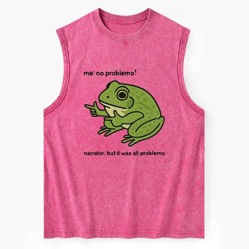 Kyoto-Lion Stupid Frog Meme Tank Top