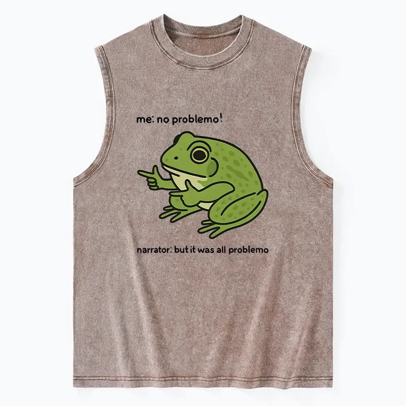 Kyoto-Lion Stupid Frog Meme Tank Top