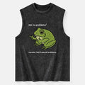Kyoto-Lion Stupid Frog Meme Tank Top