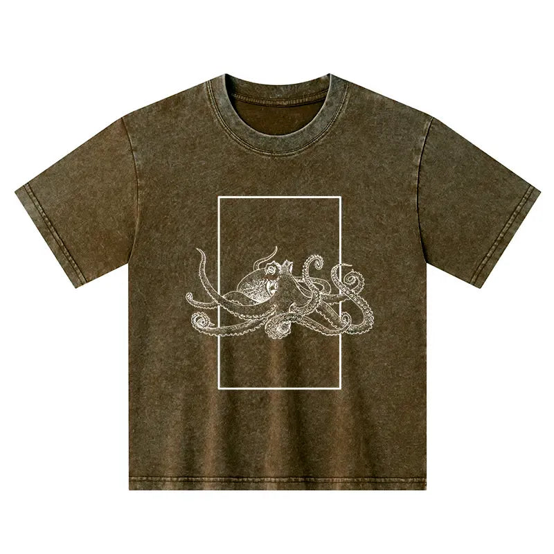 Japanese Giant Octopus Kids T-Shirt