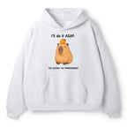 Kyoto-Lion Slow Task Capybara Meme Adult Fleece Hoodie