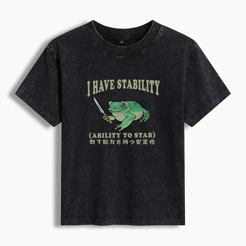 mentally stable assassin frog shirt gift idea