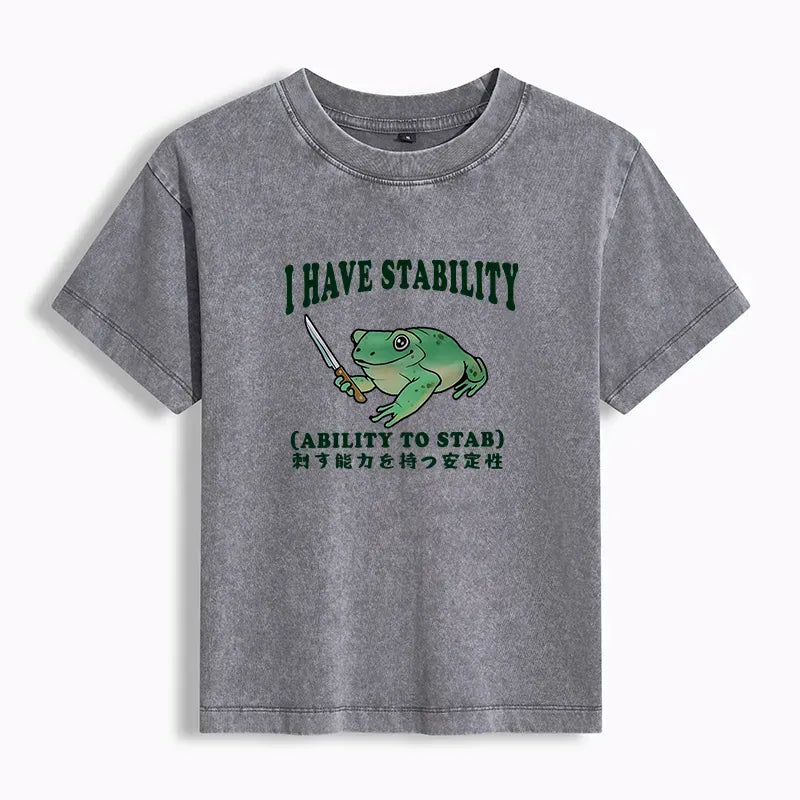 mentally stable assassin frog shirt gift idea