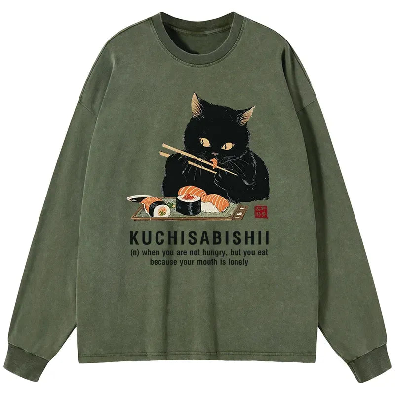 Japanese Cat Long Sleeve T-Shirt