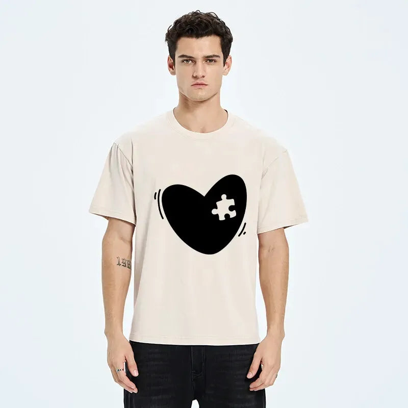 Japanese vintage washed t-shirt for daily wear