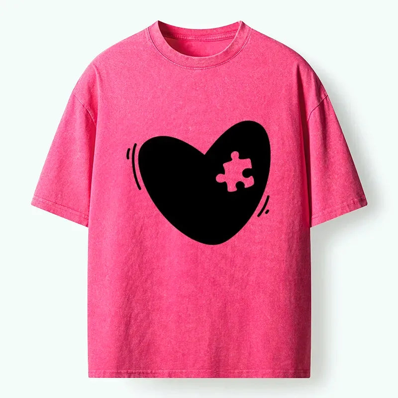 Japanese vintage washed t-shirt for daily wear