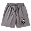 Japanese Panda Washed Shorts for Daily Wear