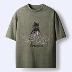 Vintage Japanese monster cat t-shirt