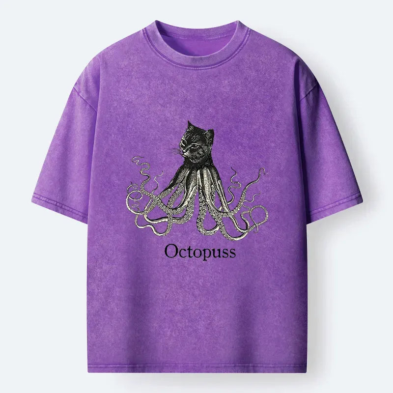 Vintage Japanese monster cat t-shirt