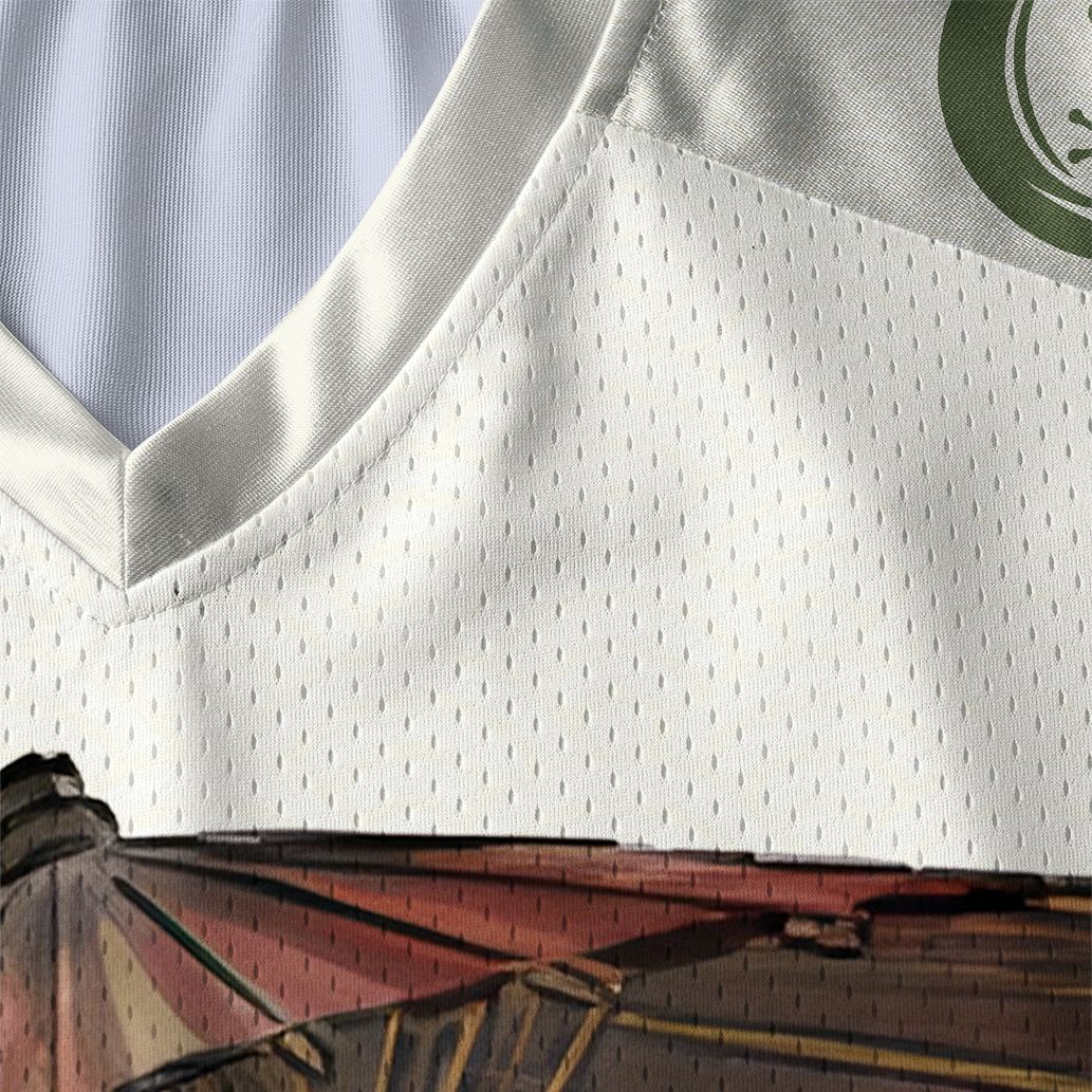 Kyoto-Lion Oriental Japanese Aesthetic Frog Paneled Long Sleeve Jersey
