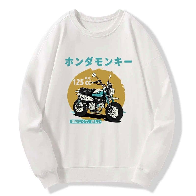 Japanese motorcycle sweatshirt for men