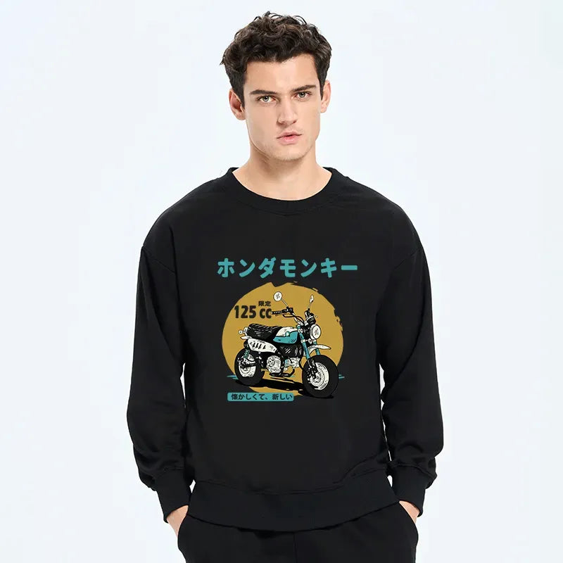 Honda motorcycle sweatshirt daily wear comfortable