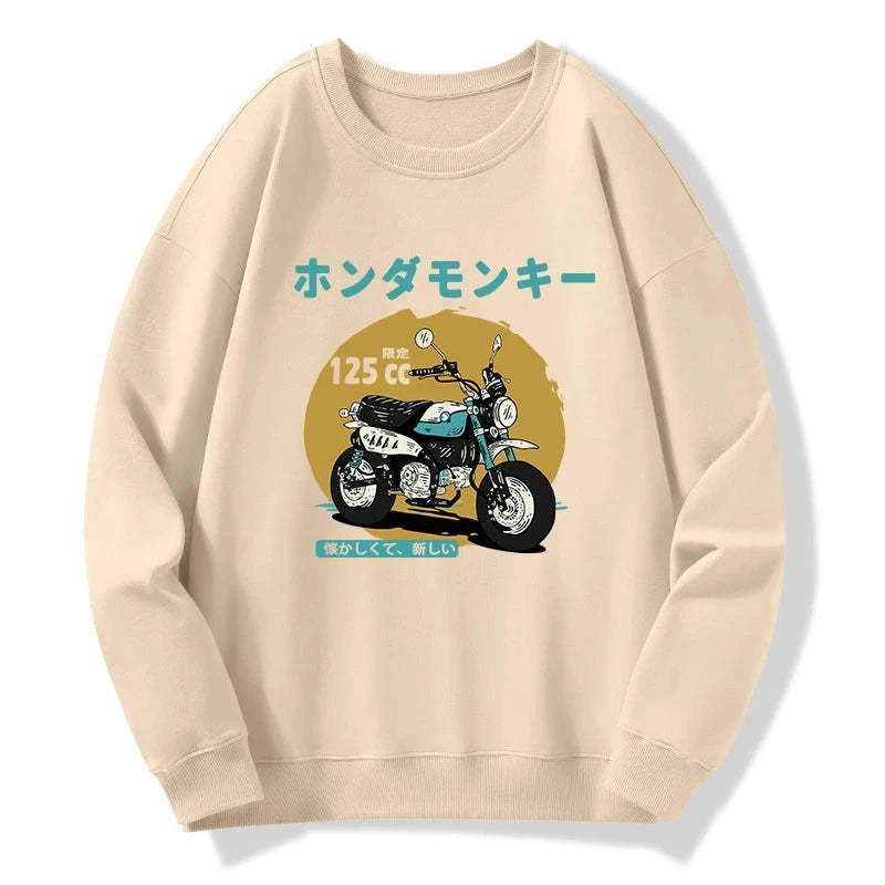 Japanese motorcycle sweatshirt for men